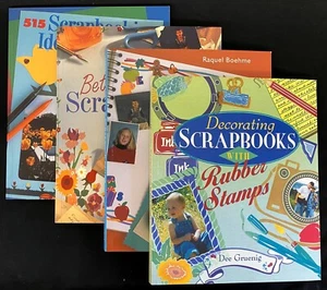 Lot of 4 Scrapbooking Books How To Ideas Rachel Boehme, Dee Gruenig, Vanessa-Ann - Bild 1 von 14
