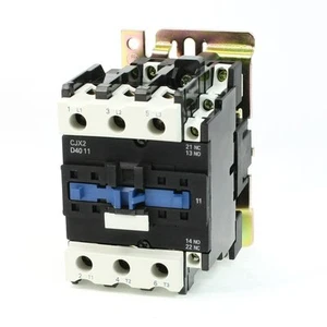 CJX2-4011 DIN Rail Mount AC Contactor 3 Pole One NO NC 380V Coil 60A - Picture 1 of 1