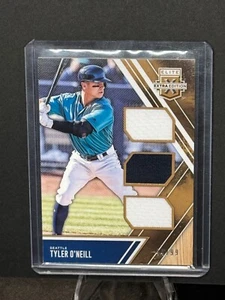 2017 Elite Extra Edition Tyler O’Neill Future Threads Relic 2 CARDS! - Picture 1 of 6