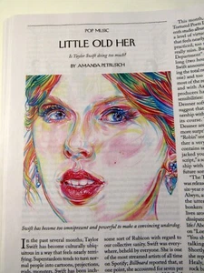 TAYLOR SWIFT ARTICLE in May 6 2024 The New Yorker Magazine - Imagen 1 de 2