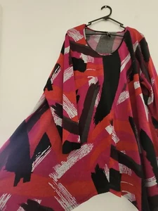Taking Shape TS Plus Size L 20-22 Longsleeve Stretch Top Multicoloured - Picture 1 of 13