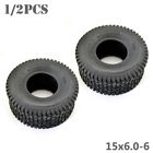 1/2Pcs 15x6.00-6 Turf Tire 4PLY 15x600-6 15x6-6 for Lawn Mower Tractor