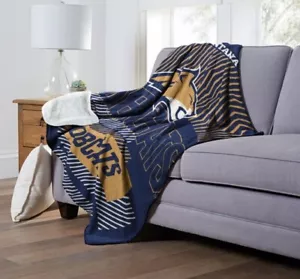 MONTANA STATE BOBCATS NCAA 60"X 70" ROYAL PLUSH SHERPA BLANKET - Picture 1 of 4