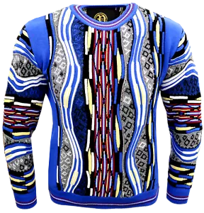 Original Paolo Deluxe® Sweater Model "Luciano Blue" - Picture 1 of 4