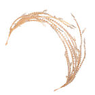  Alloy Golden Headband Miss Creative Hairband Rhinestone Accessories for Women