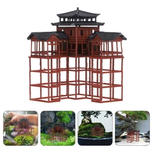 Zen Garden Japanese Decor Miniature Pavilion Asian Accessories - Picture 1 of 12