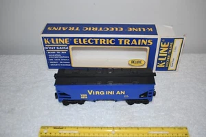 O Gauge K-Line K-6219 Covered Hopper Car Virginian New Nice - Picture 1 of 8