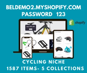 READY-MADE DROPSHIPPING Shopify Store - 1587 Products - Cycling Niche - Picture 1 of 2