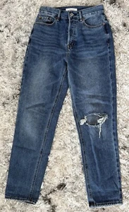 Pacsun Ultra High Rise Slim Fit Distressed Jeans Größe 25 - Bild 1 von 11