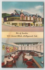 AK The Bit of Sweden Restaurant in Hollywood, ca. - Bild 1 von 2
