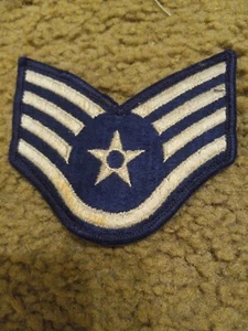 Military.S AIR FORCE USAF TECHNICAL SERGEANT RANK INSIGNIA STRIPES PATCHES Large - Picture 1 of 6