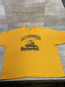 VTG SKYTROOPERS 1-8 AIR Cavalry Hanes Beefy-T Short Sleeve T-shirt XXL Vietnam - Picture 1 of 21