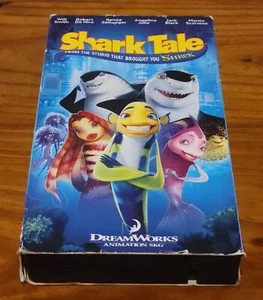 Shark Tale VHS VCR Video Tape Used Movie Will Smith Cartoon Slip Sleeve - Picture 1 of 5