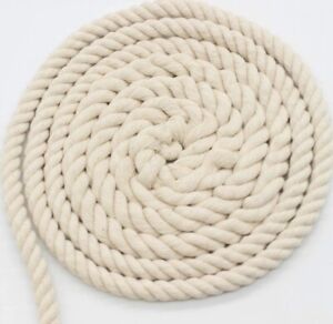 10 mm macrame cord,10 mm macrame rope,twisted cotton rope,% 100 cotton,2 metres