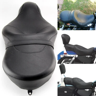 Asiento de conductor y pasajero personalizado Low-Pro para Harley Sporster 883 1200 04-21 Foto 1 de 4