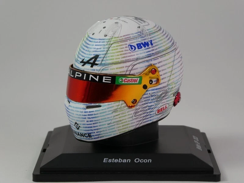SPARK 1/5 - CASQUE ESTEBAN OCON - BRITISH GP 2023 5HF118