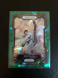 2024 Panini Prizm - GREEN Cracked Ice #227 Bob Feller - Picture 1 of 2