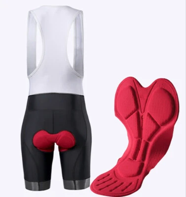 Men's Cycling Bib Shorts 5D Gel Padded MTB Bike Shorts Bicycle Tight Clothing  Foto 1 de 4