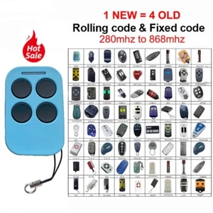 New 280-868MHZ Universal Clone Remote Control Key Electric Gate Garage Door - Picture 1 of 8