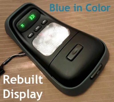95-05 Ford Explorer Sport Trac Overhead Console Compass Blue REBUILT DISPLAY - Image 1 of 4