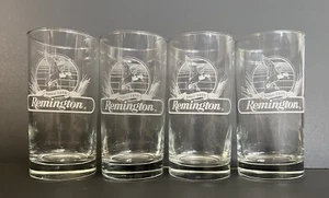 Vaso de bebida grabado de colección 4 armas de fuego REMINGTON munición desde 1816 logotipo pato en vuelo - Imagen 1 de 19