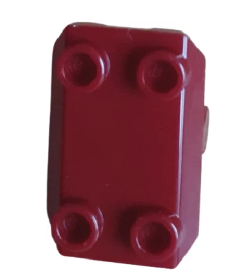 Lego 2 Stück Schild dunkelrot 30166 Schutzschild Schilder Waffe Werkzeug Neu - Bild 1 von 3