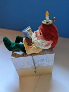 Hallmark Weihnachtsstrumpf Aufhänger Storytime Elfe Vintage 1987 so süß - Bild 1 von 7