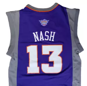 Camiseta deportiva Phoenix Suns Steve Nash para hombre talla S púrpura vintage Adidas NBA nueva #13 - Imagen 1 de 8