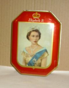 Burlington Toffee London England Queen Elizabeth R Tin Box