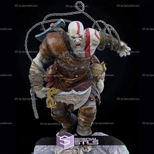 KRATOS from GOD of WAR ACTION FIGURE Kit modello resina 3D 1:6! UNPAINTED - Imagen 1 de 6