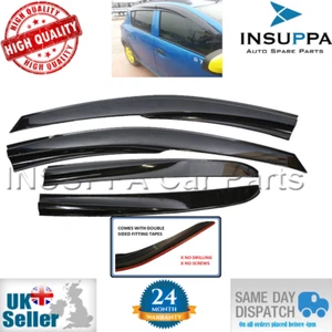 Wind Rain Sun Smoke Guard Deflectors For Renault Sandero Stepway MK2 2012 On 4X - Picture 1 of 12