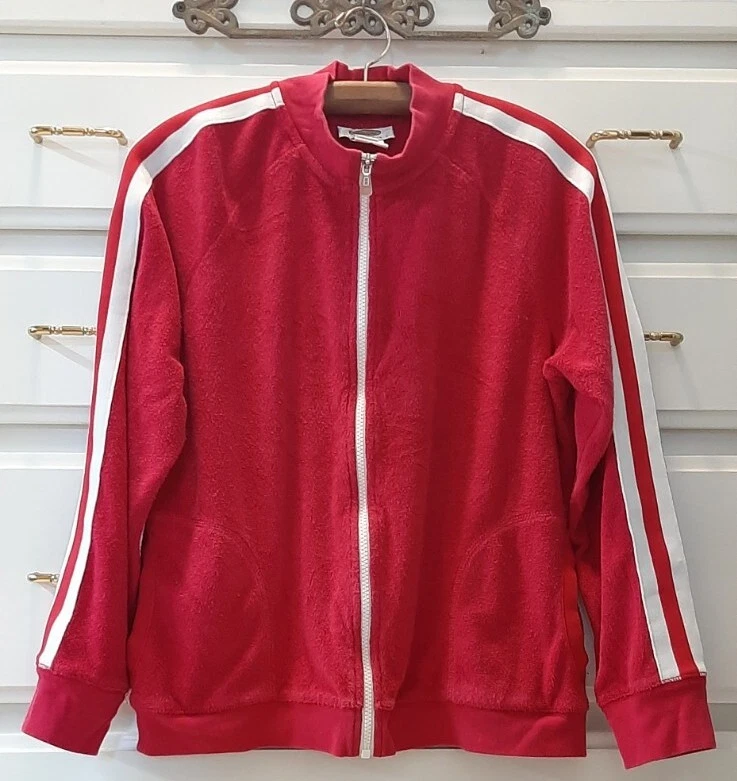 Куртка спортивная Talbots Petites SzM Fuchsia французская махровая ткань для отдыха активная одежда - Изображение 1 из 4