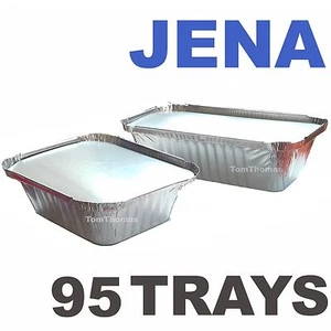 95 Chinesische Blechfolie Lebensmittel Tabletts/Deckel Behälter zum Mitnehmen Neu Chinesisch - Bild 1 von 2