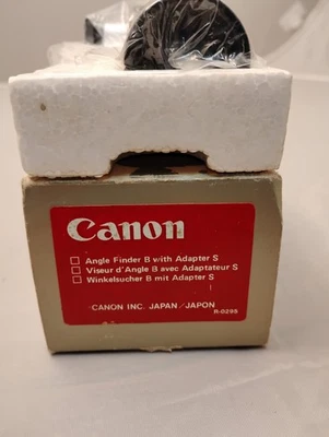 Canon Angle Finder B W/Adapter S NOS - Image 1 of 4