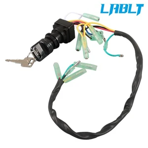 LABLT Ignition Main Key Switch Kit 703-82510-43-00 for Yamaha Outboard Control - Picture 1 of 7