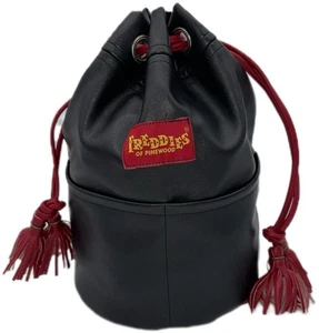 Bolso Western Freddies of Pinewood Negro Vinilo Reproducción Monedero Hecho en Reino Unido NUEVO - Imagen 1 de 12