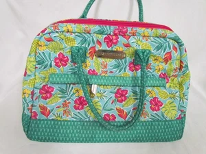 Tupperware Large Insulated Lunch Tote Cooler Bag Zipper Colorful Double Handled - Picture 1 of 6