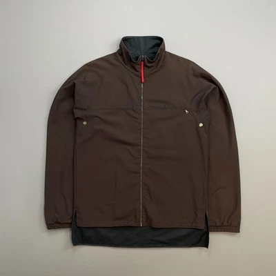 Prada Sport Burgundy 00s Nylon Lightweight Technical Zip-Through Jacket - M (L) - Image 1 of 4
