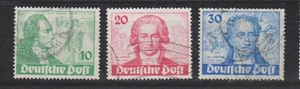 1949 BERLIN GERMANY Mi. #61-63 Goethe anniversary used stamp set - Picture 1 of 1