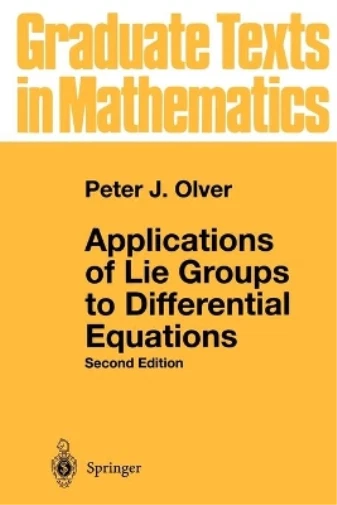 Peter J. Olver Applications of Lie Groups to Differential Equations (Paperback) - Image 1 of 1
