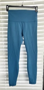 Lululemon Wunder Train HR Tight Everlux LW5DJ0S blau türkis Größe 8 volle Länge - Bild 1 von 8