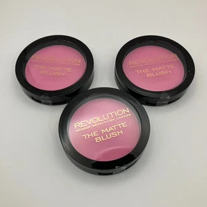 Revolution Makeup London The Matte Blush Divine 3 Set Pink Powder Longwear - Picture 1 of 3