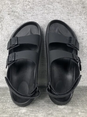 Sandalias Birkenstock Mogami Terra EE. UU. 43 negras correa ajustable ancho regular Foto 1 de 4