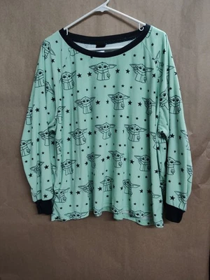 Plus Size, Star Wars Mandalorian Grogu Pajama Top, Size 3X - Image 1 of 4