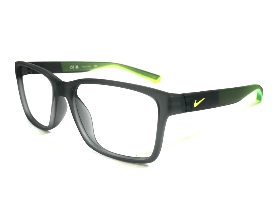 Monturas de gafas Nike 7091 065 cristal mate gris oscuro verde 54-16-140 Foto 1 de 4