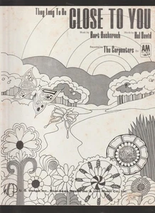Close to You the Carpenters Burt Bacharach Klavier Noten 1969 - Bild 1 von 3