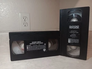 Scooby Doo's Greatest Mysteries and A Nutcracker Scoob VHS Lot (2) NO CASES - Picture 1 of 3