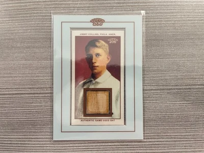 2002 TOPPS 206 RELIC JIMMY COLLINS GAME USED BAT RELIC TR-JC HOF - Image 1 of 2