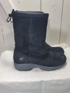 Merrell Primo Chill Massif Damenstiefel 9 schwarz Wildleder halbhohe Schneestiefel SCHÖN - Bild 1 von 15