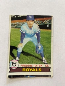 Tarjeta de béisbol ERROR 1979 Topps Freddie Patek Kansas City Royals #525 - Imagen 1 de 12
